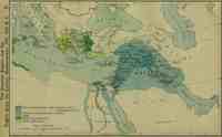 Map of Assyrian Empire 750-625 BC