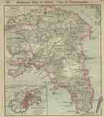 Map of Attica c. 480 BC with inset of Piraeus
