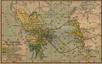 Map of Early Historical Greece 700-600 BC