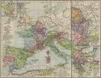 Map of European Provinces of Rome c. AD 180