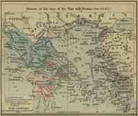 Map of Persian War 500-479 BC
