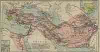 Map of Kingdom of Alexander 336-323 BC with inset of Tyre